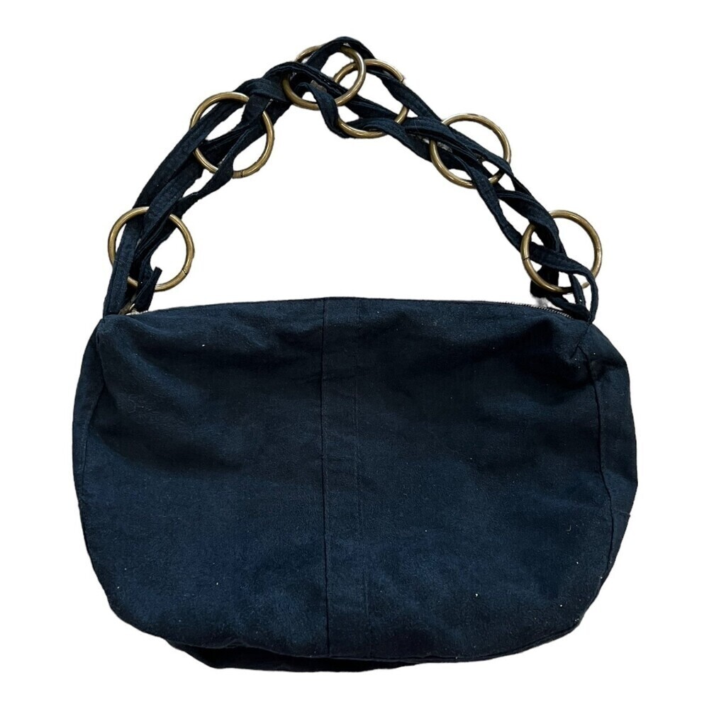 LuLu Black Chain Strap Cloth Handbag